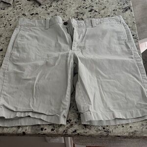 J. Crew Light Gray Flat Front Shorts